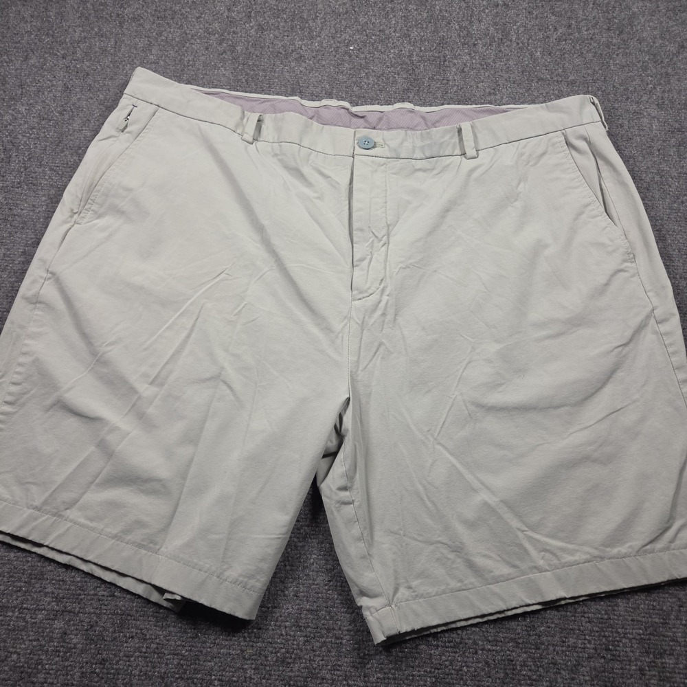 Vineyard Vines On The Go OTG Performance Shorts Men 42 Gray Chino Golf Stretch